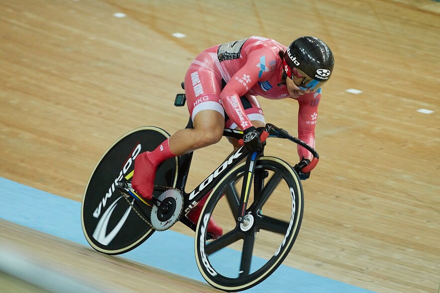 <p>Elite cycling athlete Lee Wai-sze</p>
